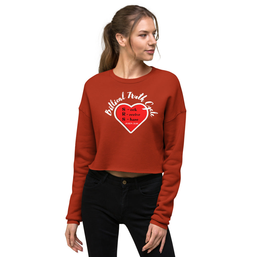 Biblical Truth Cycle - Crop Sweatshirt