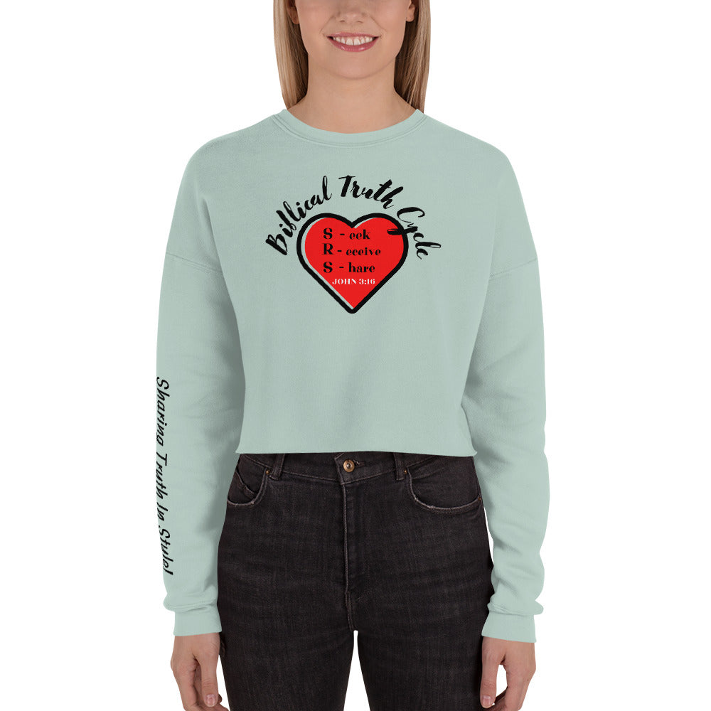 Biblical Truth Cycle - Crop Sweatshirt