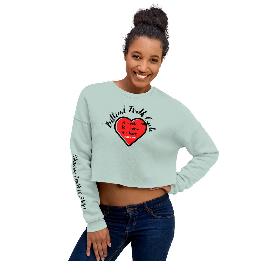 Biblical Truth Cycle - Crop Sweatshirt