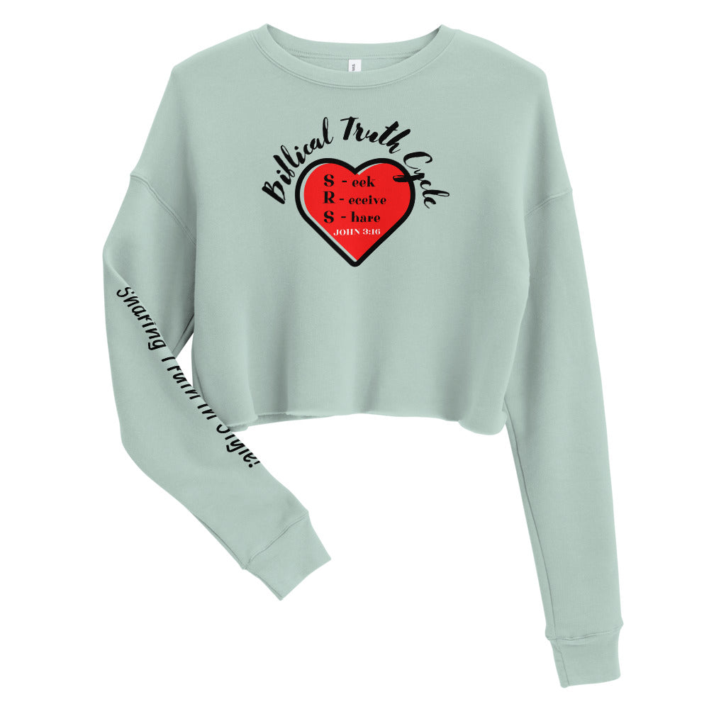 Biblical Truth Cycle - Crop Sweatshirt