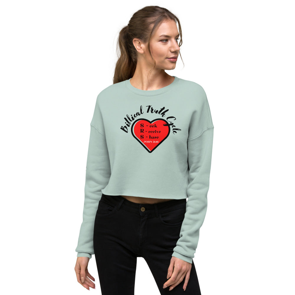 Biblical Truth Cycle - Crop Sweatshirt