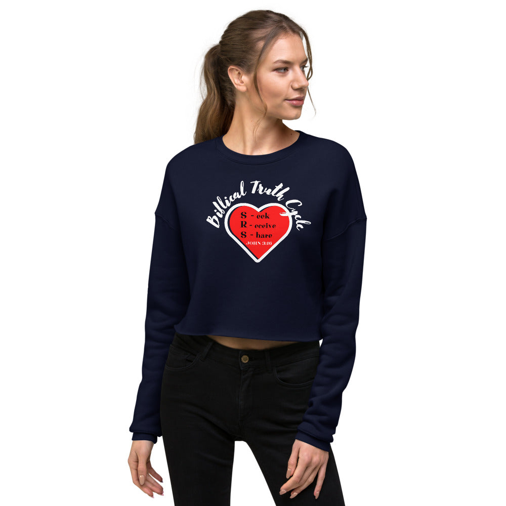 Biblical Truth Cycle - Crop Sweatshirt