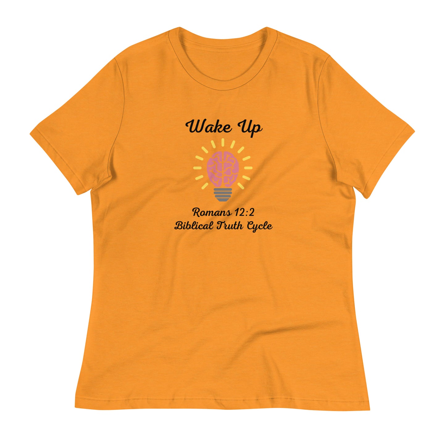 Biblical Truth Cycle - Women's Relaxed T-Shirt (Wake Up)