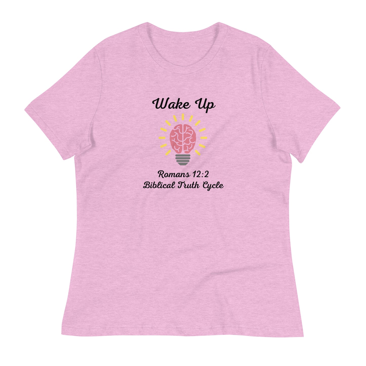 Biblical Truth Cycle - Women's Relaxed T-Shirt (Wake Up)